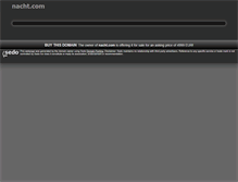 Tablet Screenshot of nacht.com